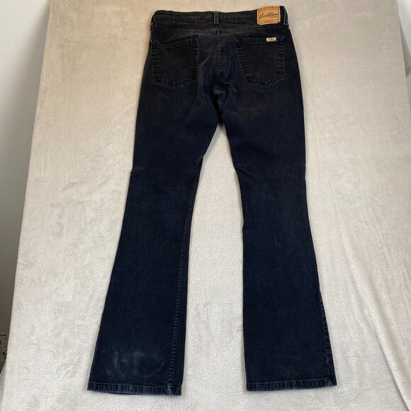 Levis Strauss Signature Jeans Misses 10 Long Bootcut Stretch Denim Black Cotton - Picture 11 of 11